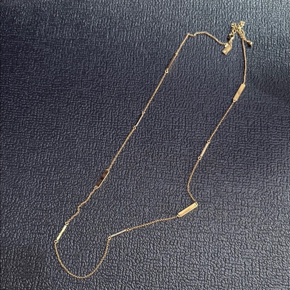 Elegant Gold Necklace Kate spade with crystals long - Picture 1 of 4